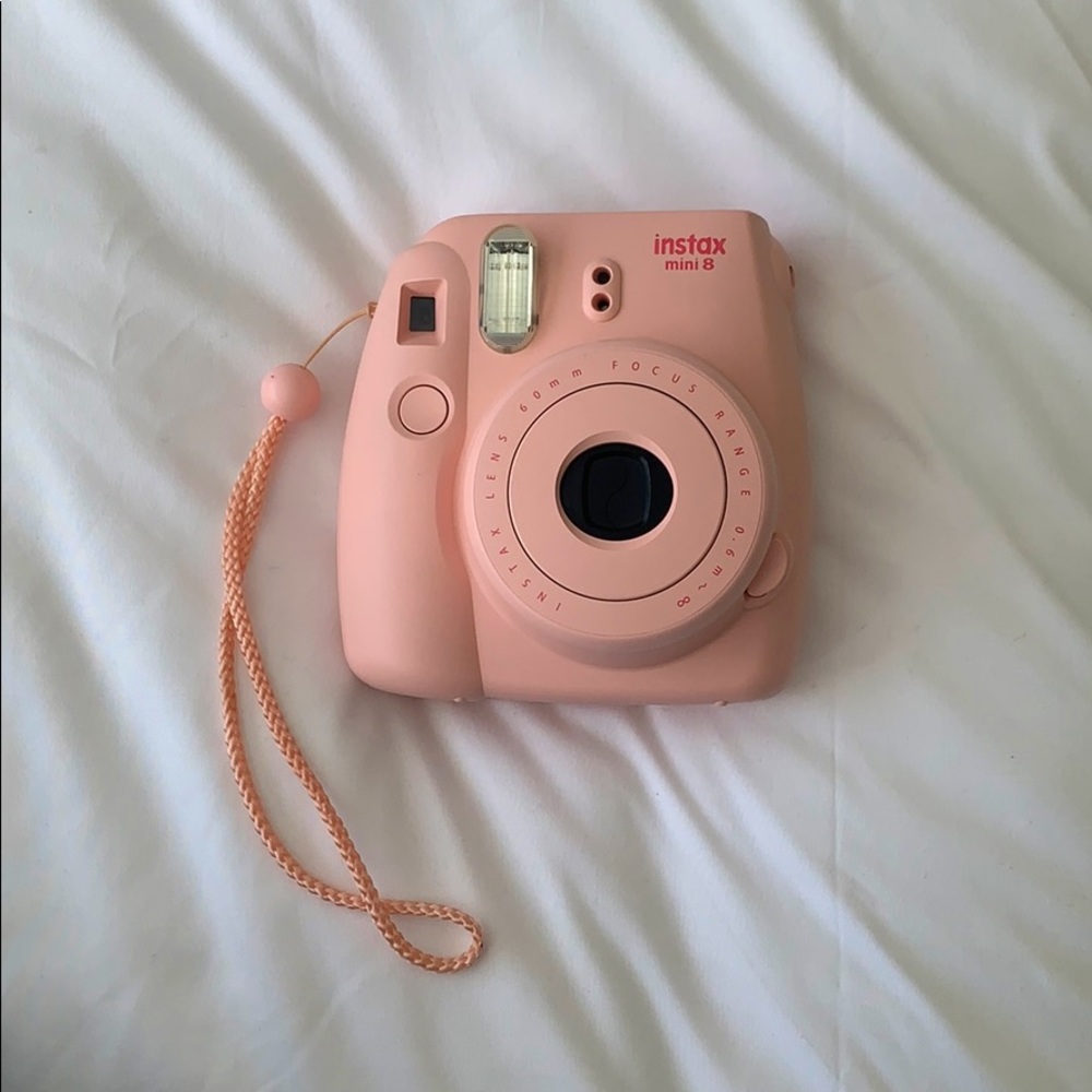 baby pink instax mini 8!!